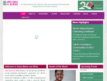 Tablet Screenshot of akinamamawaafrika.org